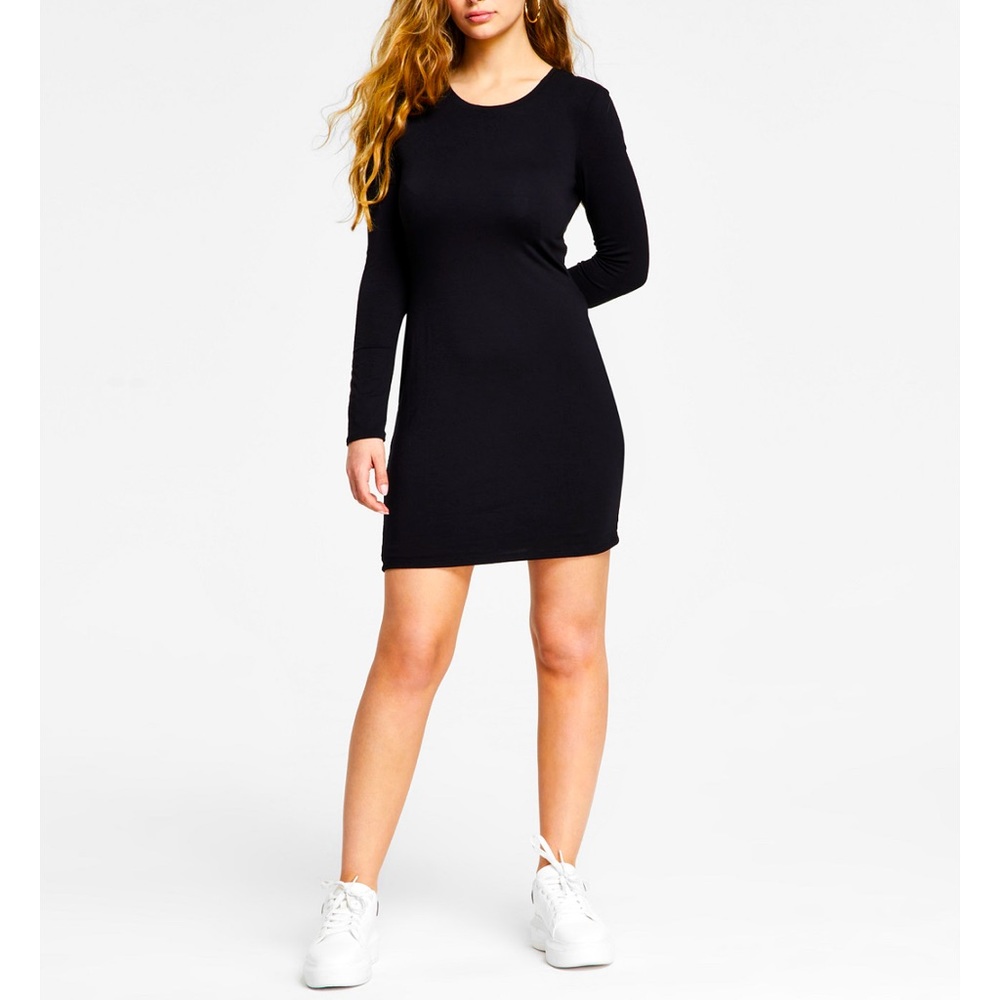 Bar III Long sleeve bodycon mini dress